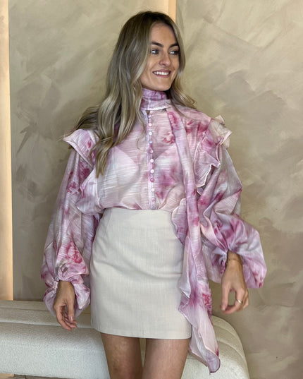 Romance Blouse - Pink