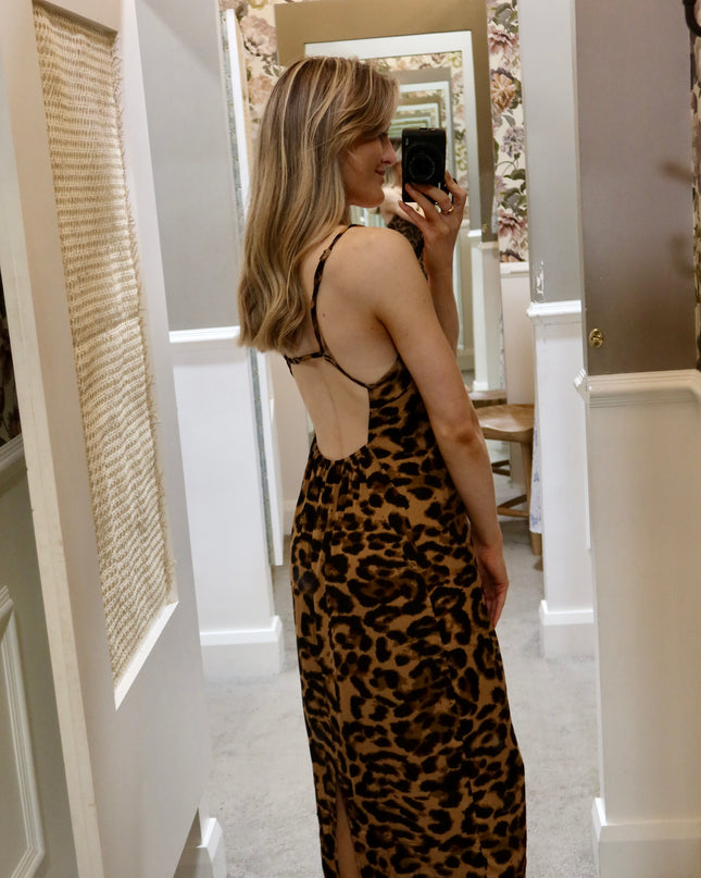 Leopard Slip Dress