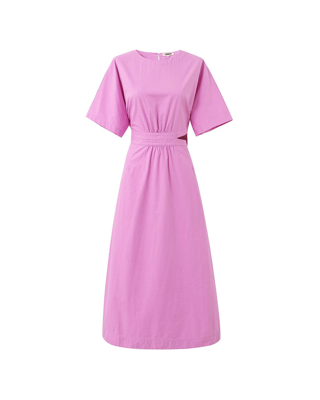 Mavera Cut Out Midi Dress - Violet