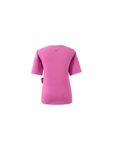 Iseora Tie Detail T-Shirt - Violet