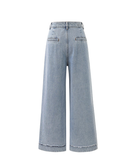 Distressed Hem Jean - Washed Hem