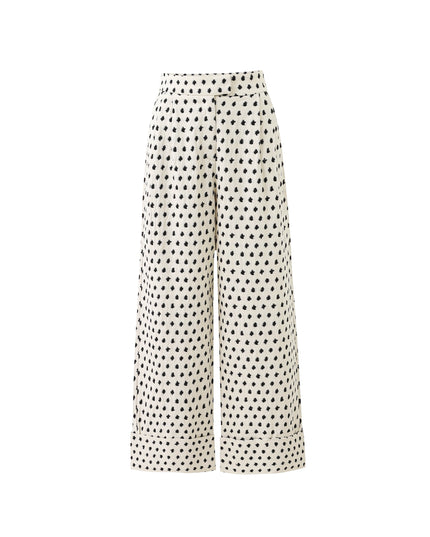 Monochrome Trouser - Creme/Black