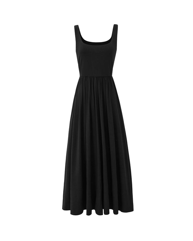 Jersey Midi Dress - Black