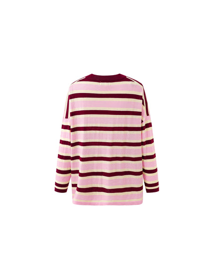Stripe Pullover - Rose