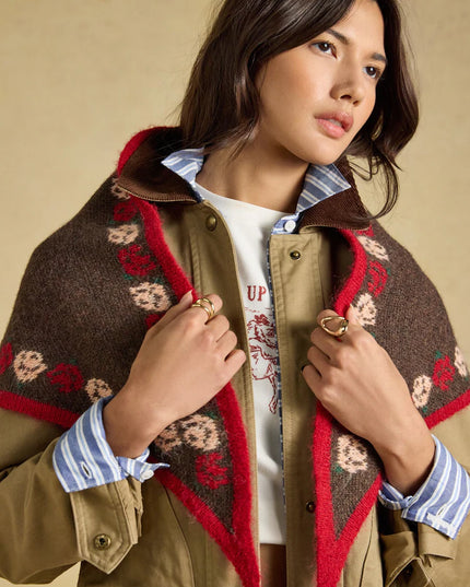 Joules Kendra Rose Triangle Scarf