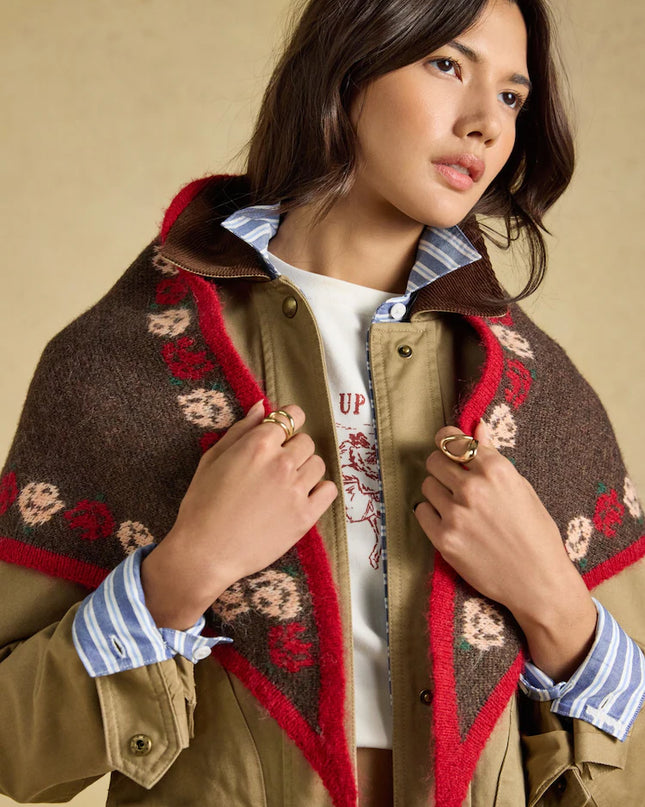 Joules Kendra Rose Triangle Scarf