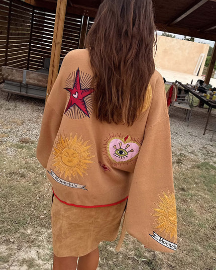 Camel Mystical Cardigan