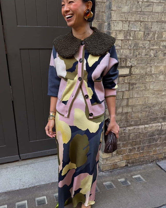 Mara Abstract Cheryl Cardigan