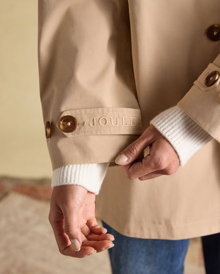 Rainmore Waterproof Button Through Raincoat -  Irish Cream