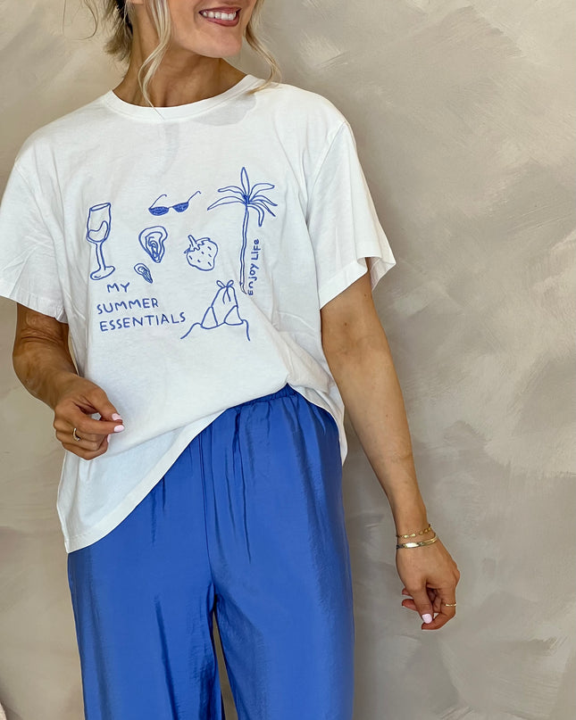 Novola Embroidered T-Shirt - White
