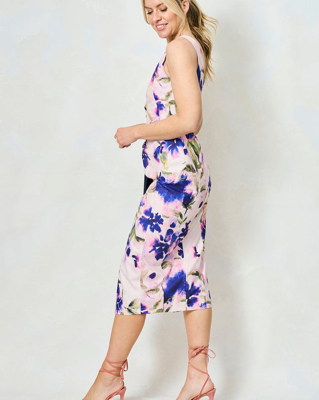 Rebecca Dress -  Blush/Navy