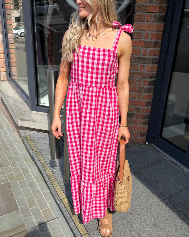 Felicia Dress - Very Berry/Pink