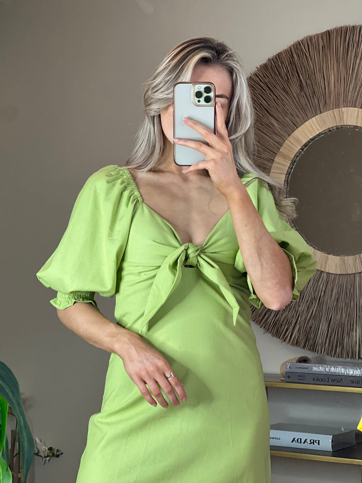 Leah Mini Dress - Green