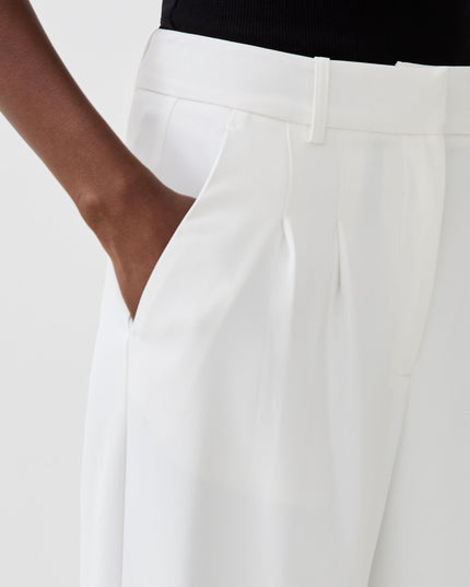 French Connection Harrie Tailored Trousers - Porcelain Cream