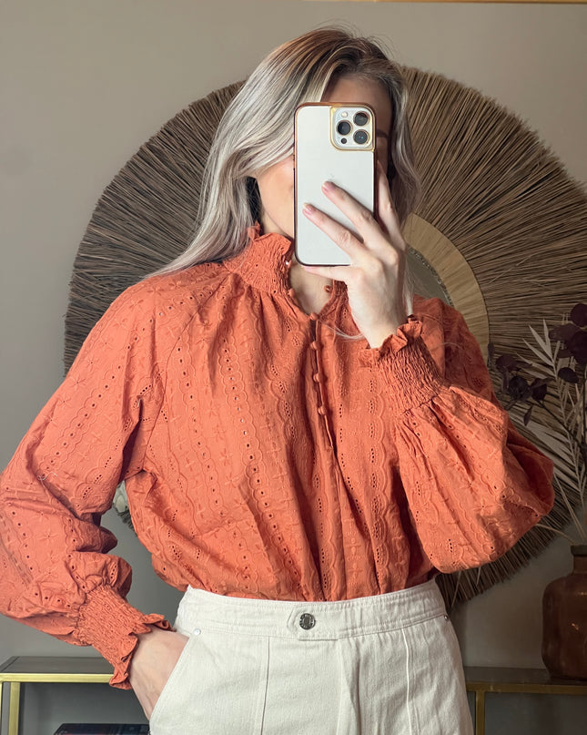 Blanca Blouse - Rust