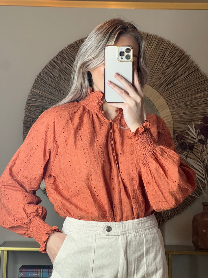 Blanca Blouse - Rust