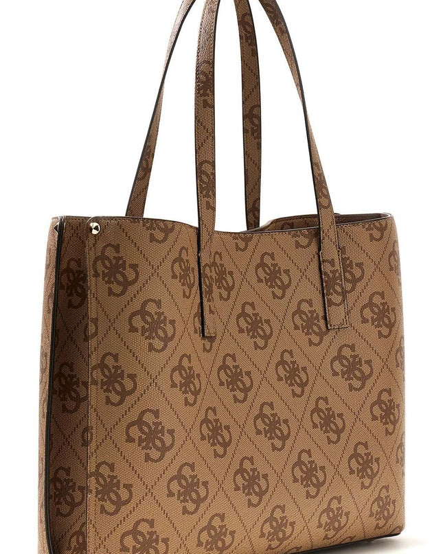 Guess Meridian II Girlfriend Tote - Latte Logo