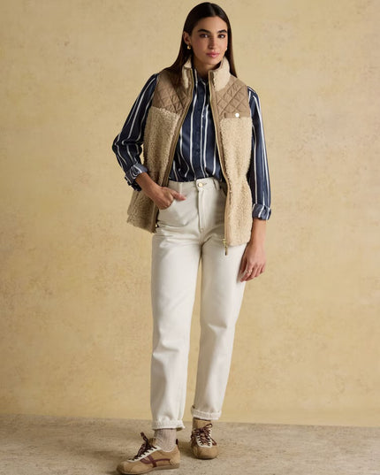 Tadworth Fleece Gilet - Cream