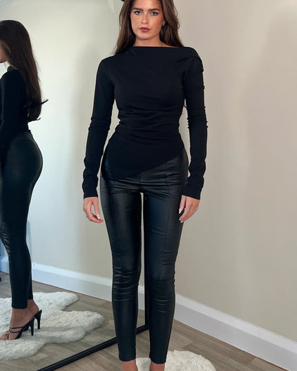 Lowen Asymmetric Top - Black
