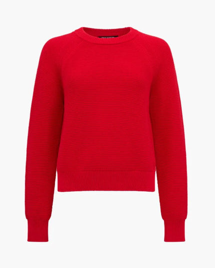 French Connection Lily Mozart Knit Jumper - Watermelon Red
