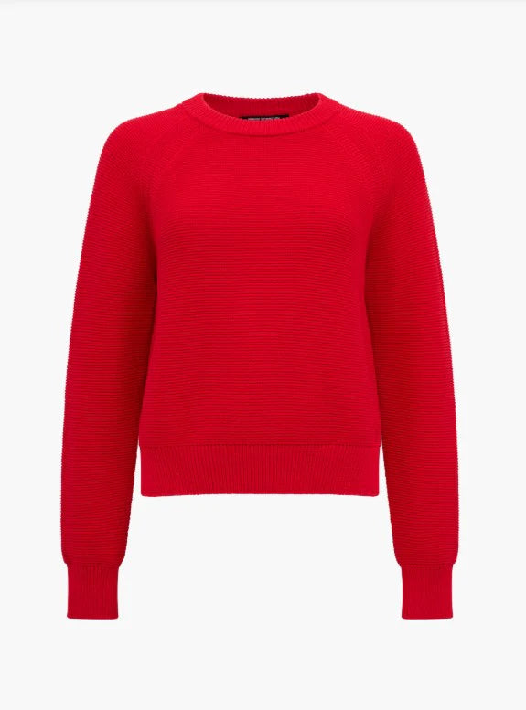 French Connection Lily Mozart Knit Jumper - Watermelon Red