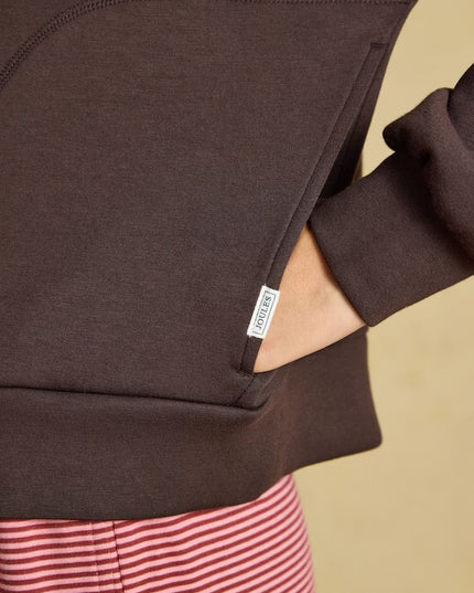 Joules Prep Soft Lounge Hoody - Chocolate