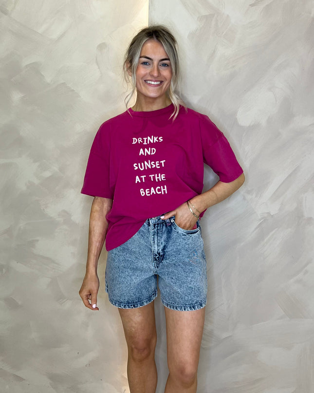 Magdy Boxy T-Shirt - Pink