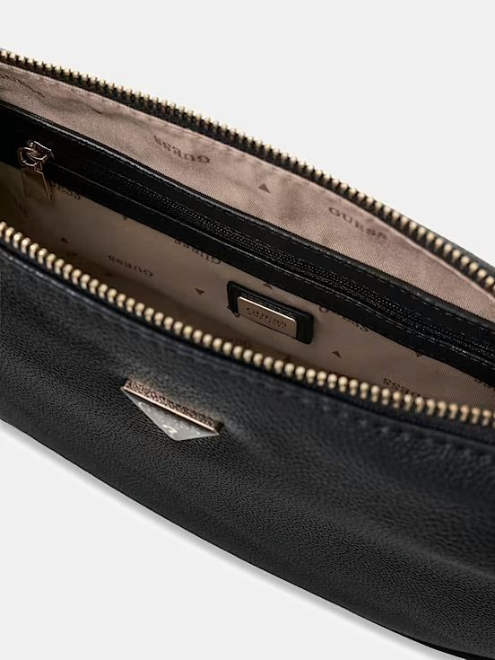 Guess Danya Logo Shoulder Bag - Black