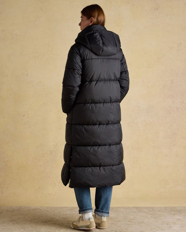 Pitchside Longline Showerproof Padded Coat - Black
