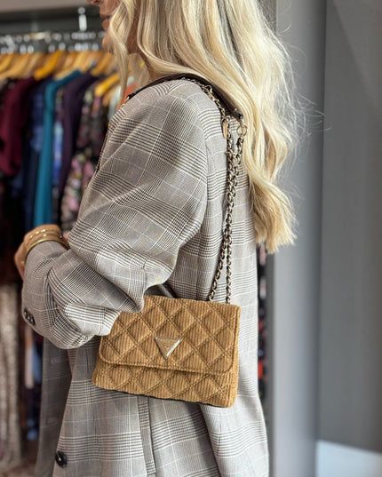 Guess Giully II Mini Crossbody - Cognac