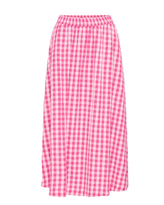 Felicia Skirt - Very Berry/Pink Check