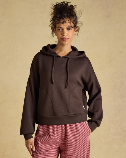 Joules Prep Soft Lounge Hoody - Chocolate