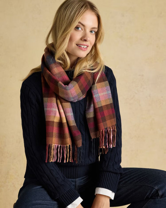 Langtree Berry Red Large Scarf