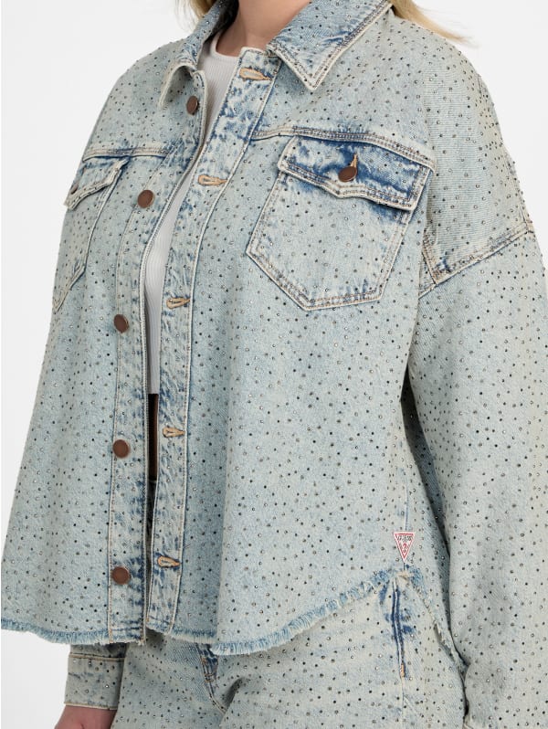 Guess Western Shacket- Denim Wash