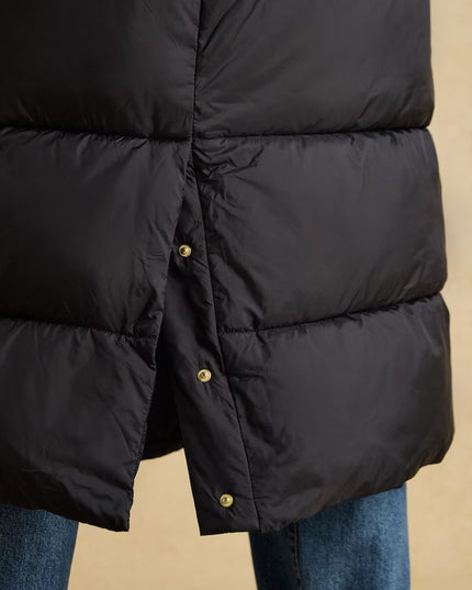 Pitchside Longline Showerproof Padded Coat - Black