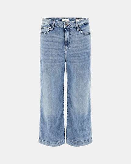 Guess Bellflower Wide Leg Jeans - Light Blue
