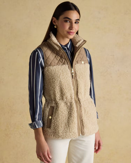 Tadworth Fleece Gilet - Cream