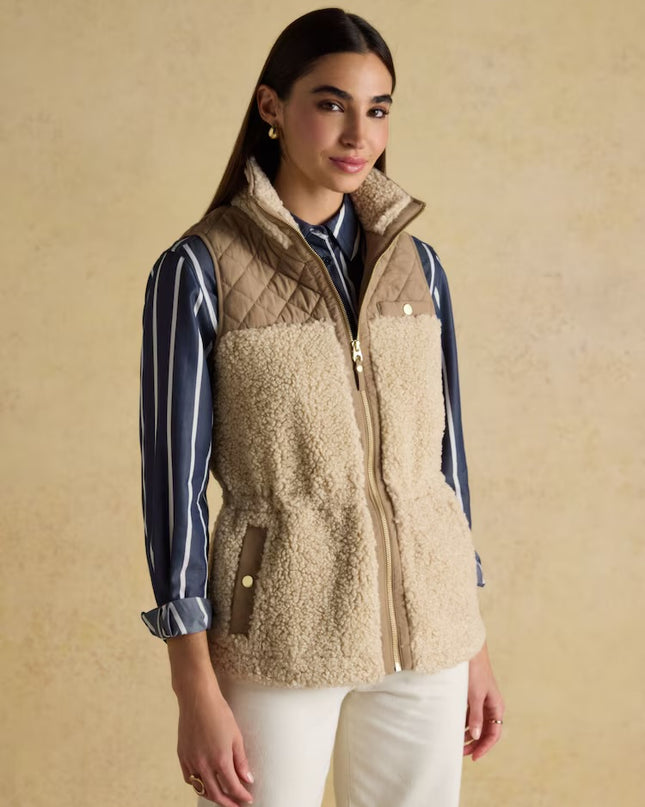 Tadworth Fleece Gilet - Cream