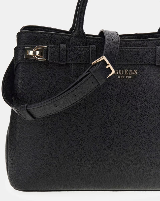 Guess Gregoria Girlfriend Satchel - Black