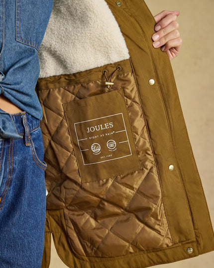 Joules Evercosy Raincoat With Hood - Olive