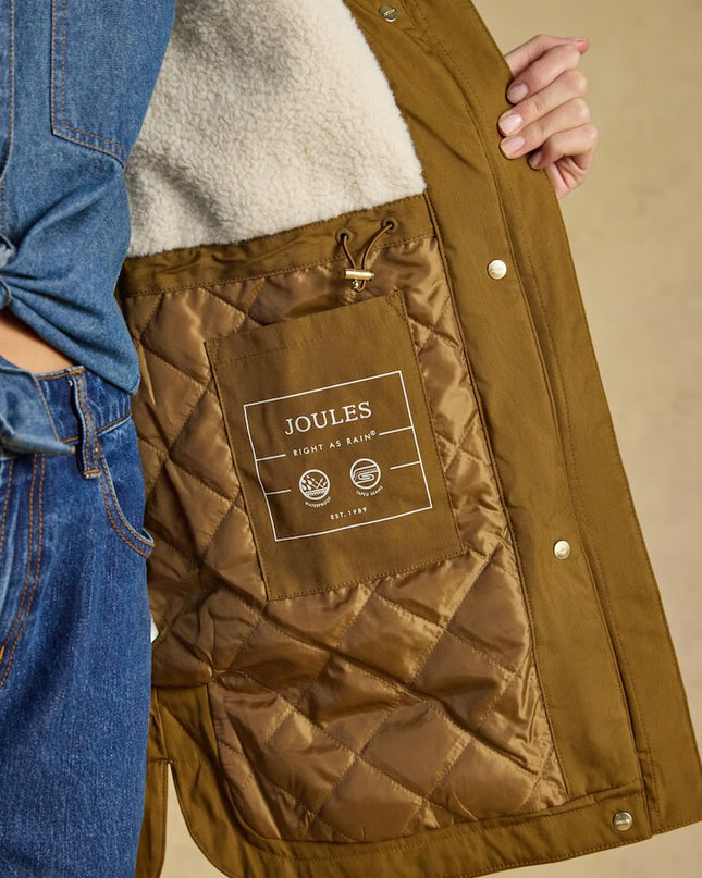 Joules Evercosy Raincoat With Hood - Olive