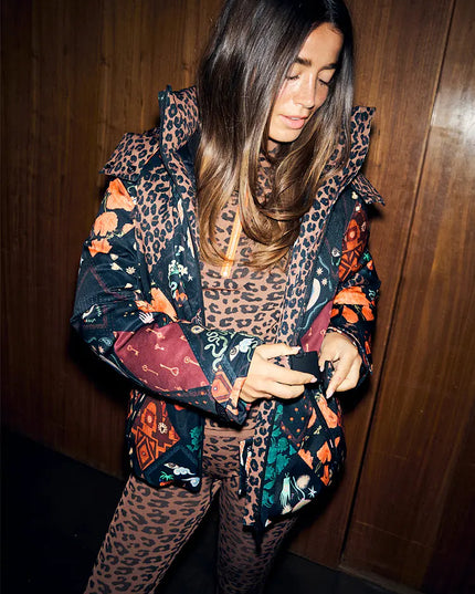 Night Garden Puffer Jacket