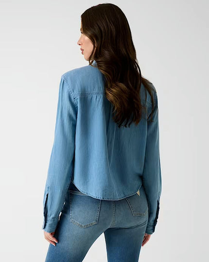 Guess Wren Denim Shirt - Light Blue