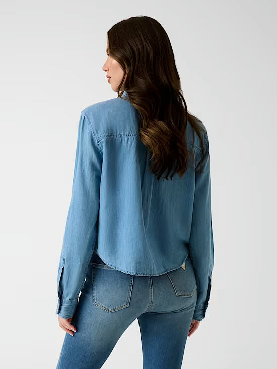 Guess Wren Denim Shirt - Light Blue