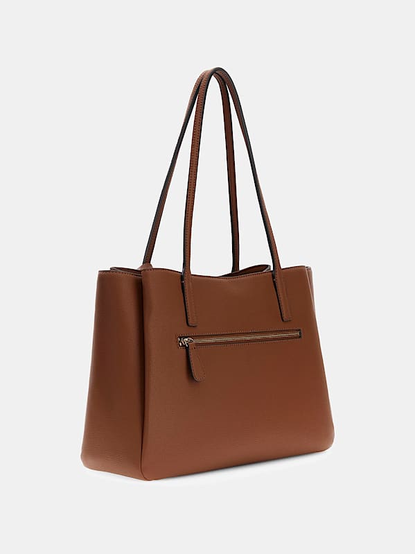 Guess Isola Multi Compartment Tote - Cognac