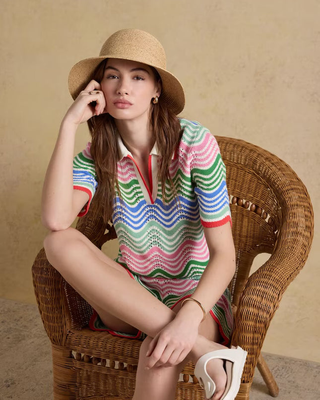 Sandy Wave Knit Short - Multi