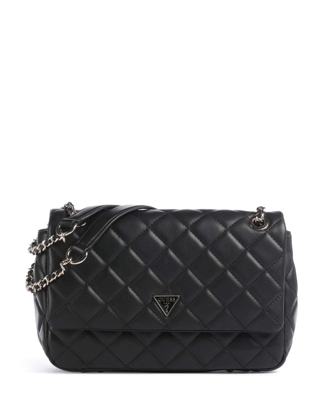 Juliet Convertible Crossbody Flap - Black