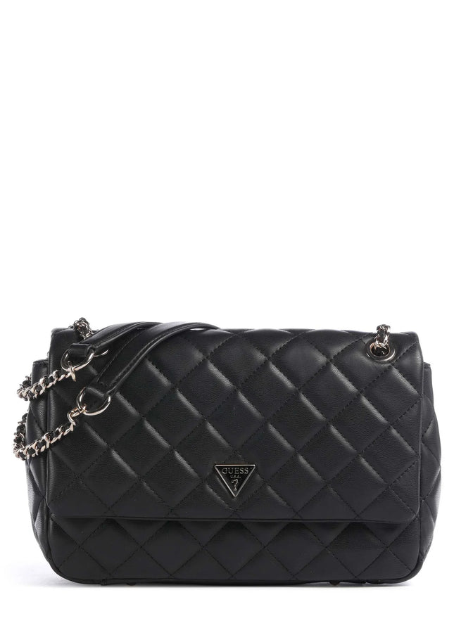 Juliet Convertible Crossbody Flap - Black