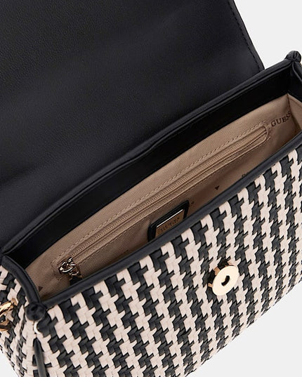 Mirema Woven Mini Handbag - Black Multi