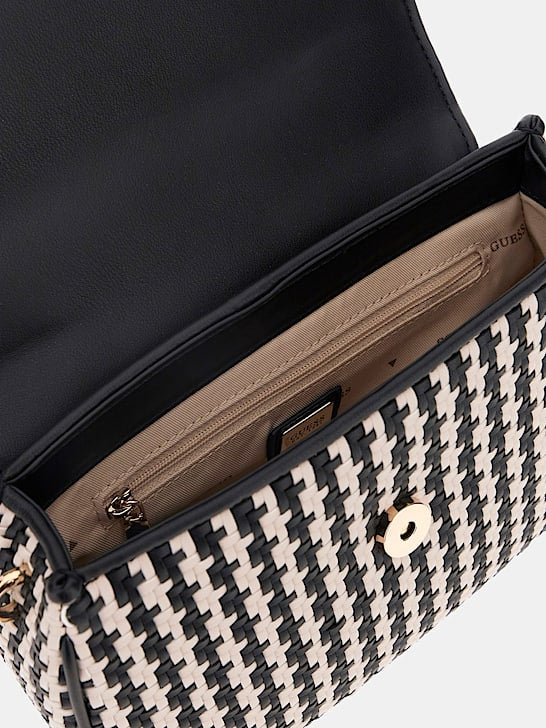 Mirema Woven Mini Handbag - Black Multi